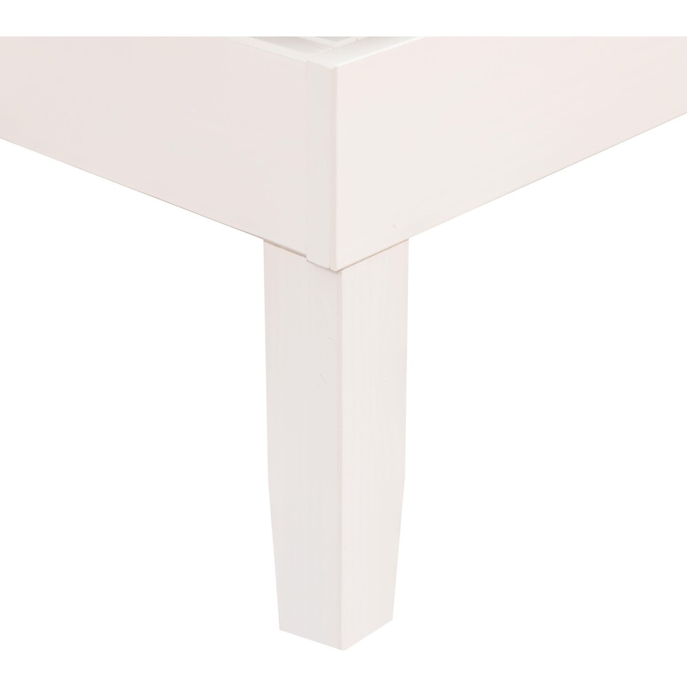 elna white twin bed   
