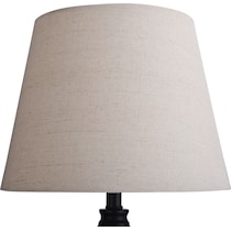 elnur dark brown table lamp   