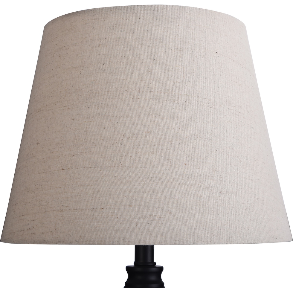 elnur dark brown table lamp   