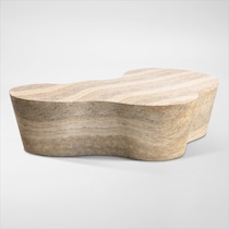 elodie light brown coffee table   