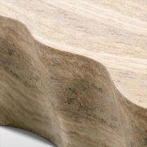 elodie light brown coffee table   