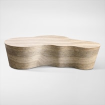 elodie light brown coffee table   