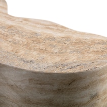 elodie light brown side table   