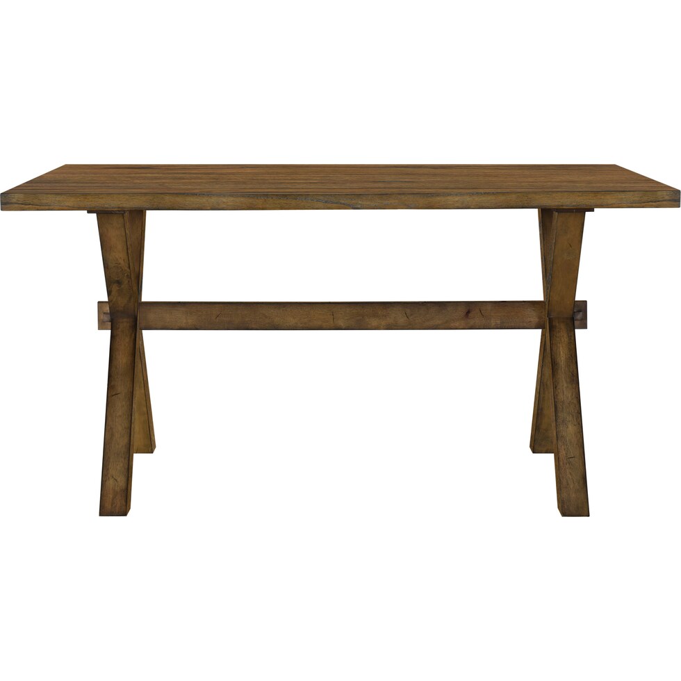 eloise dark brown dining table   
