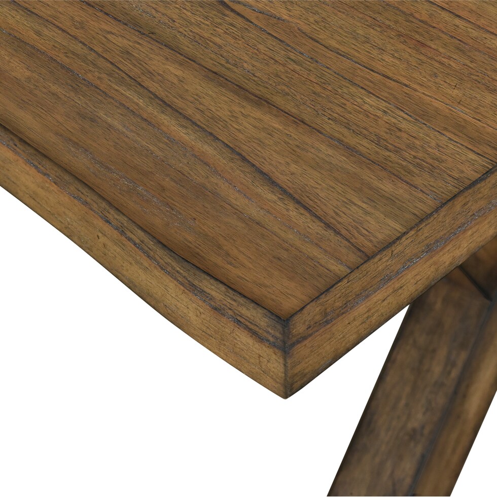eloise dark brown dining table   