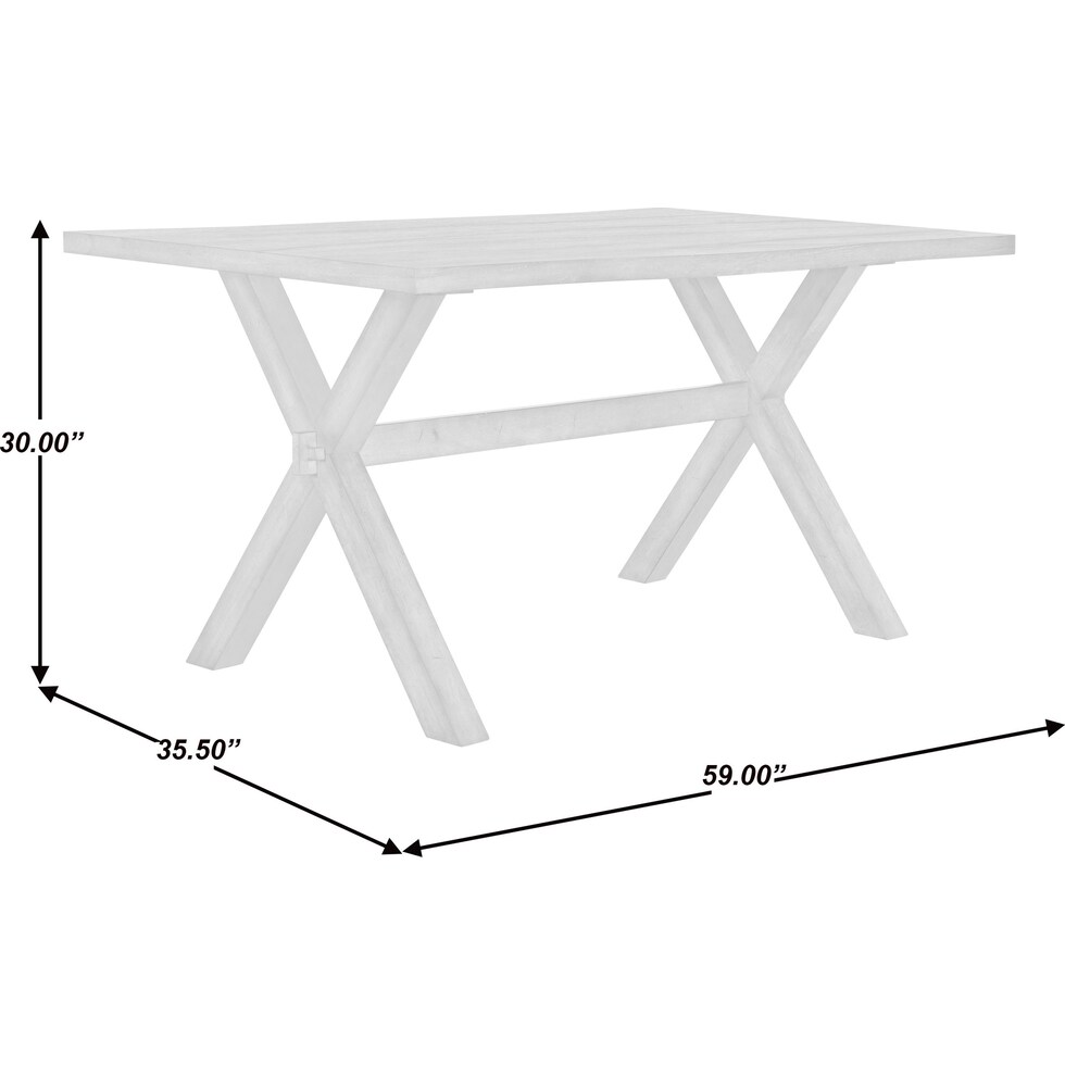 eloise dark brown dining table   