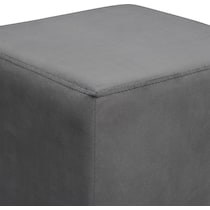eloise gray ottoman   