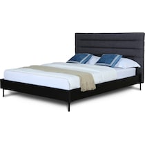 eloise gray queen bed   