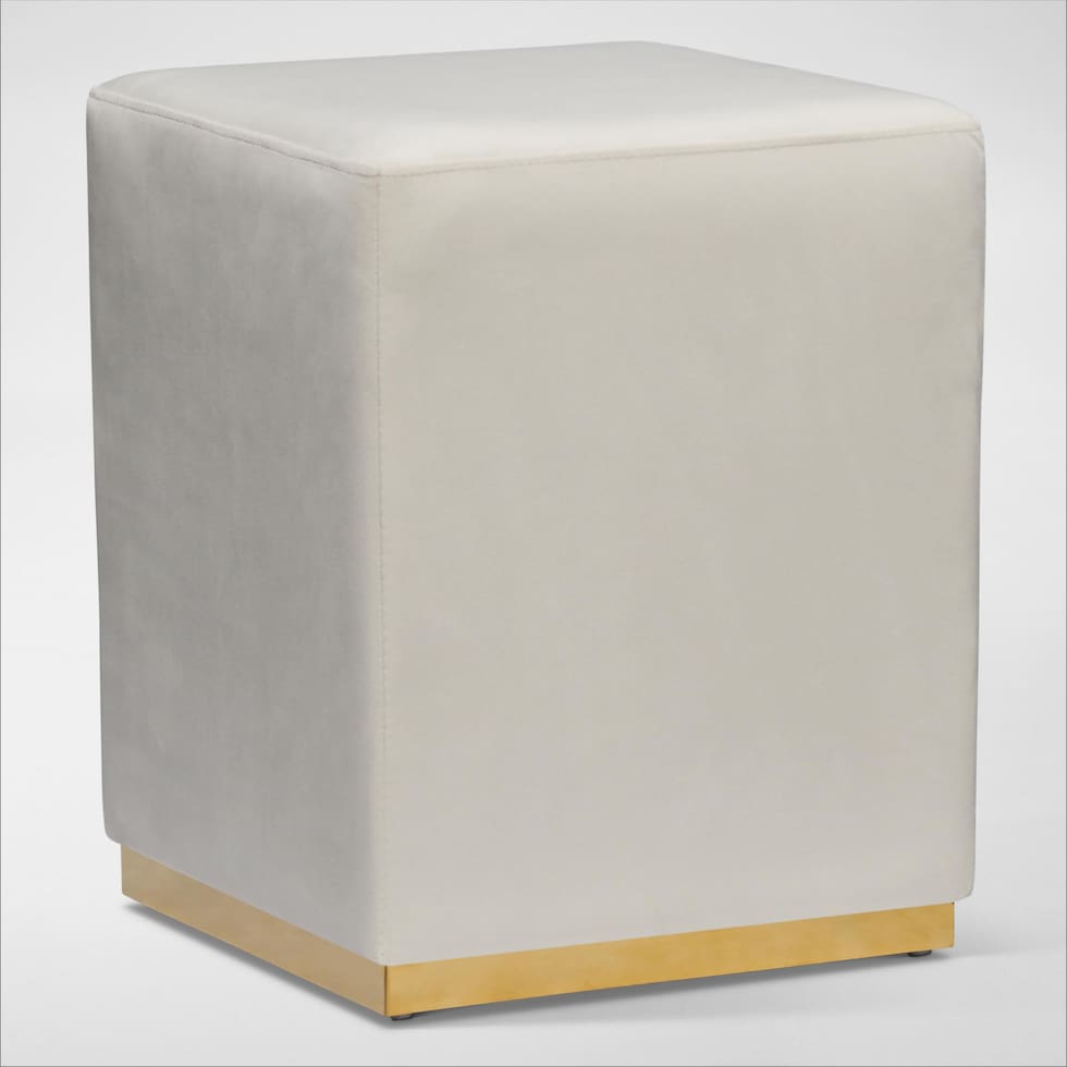 eloise neutral ottoman   