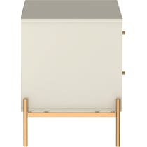 elowen white end table   