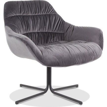 Elsa Swivel Chair - Gray