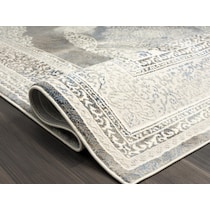 elston cream gray area rug  x    