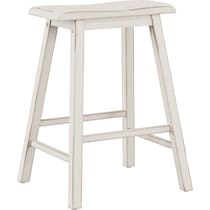 elton white counter height stool   