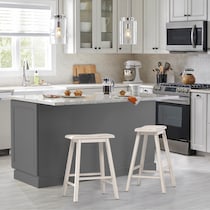 elton white counter height stool   