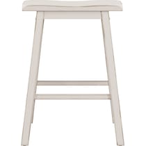 elton white counter height stool   