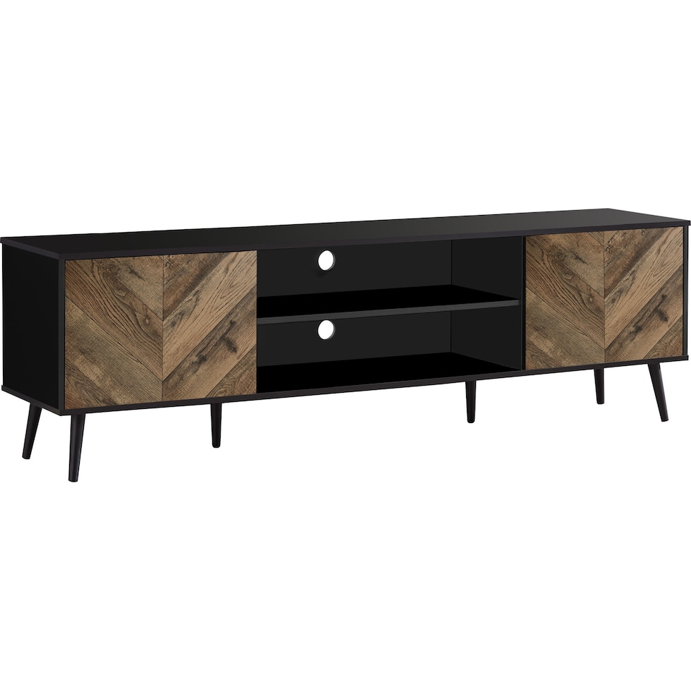 elyse dark brown tv stand   