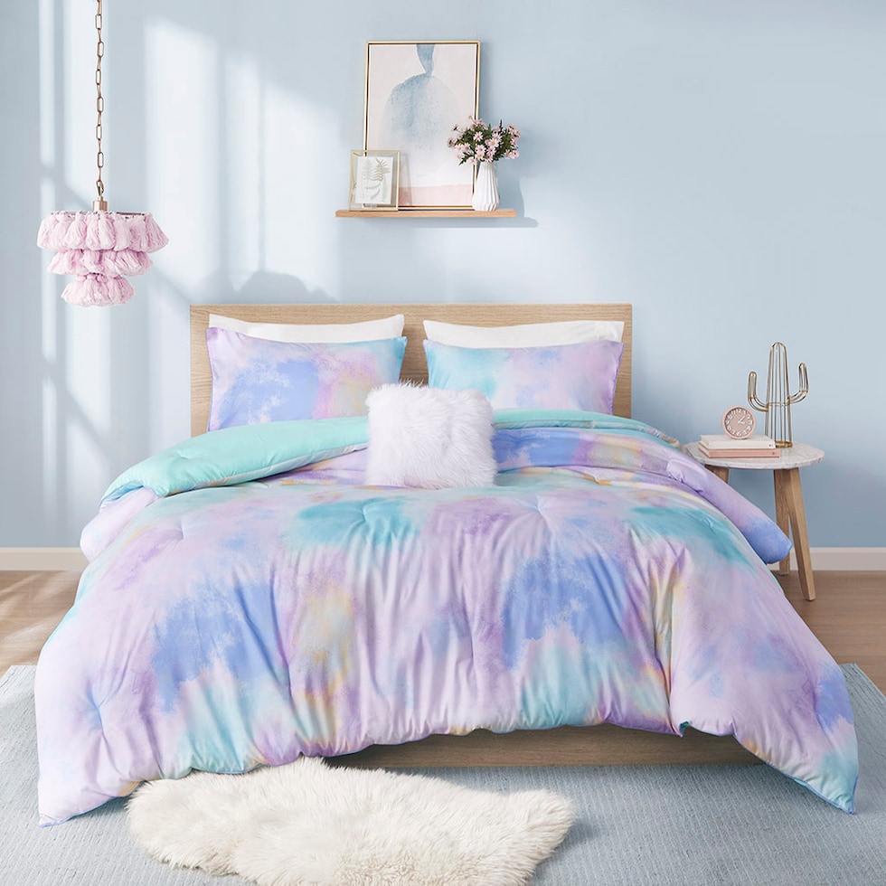 emberly blue twin twin xl bedding set   