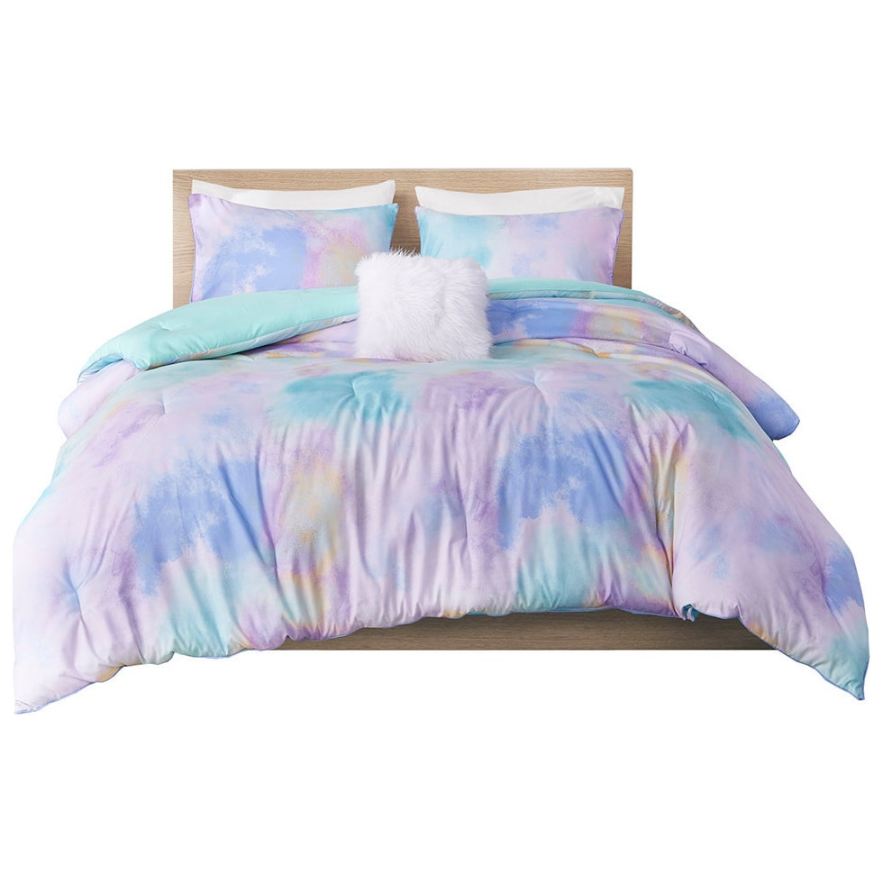 emberly blue twin twin xl bedding set   