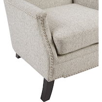 embry gray accent chair   