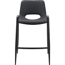 emerson black counter height stool   