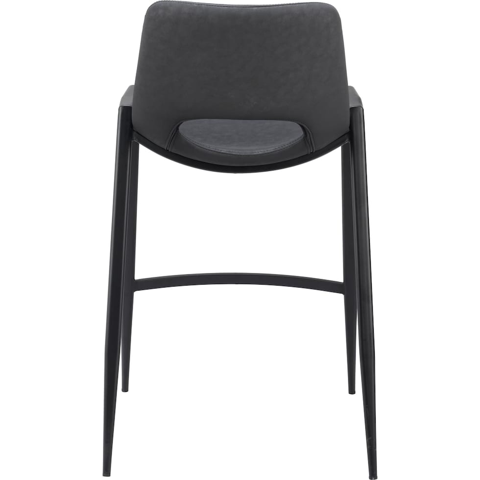 emerson black counter height stool   
