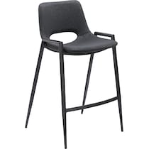 emerson black counter height stool   