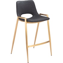 emerson black counter height stool   