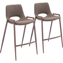 emerson dark brown counter height stool   