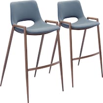 emerson gray bar stool   