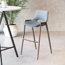 emerson gray bar stool   