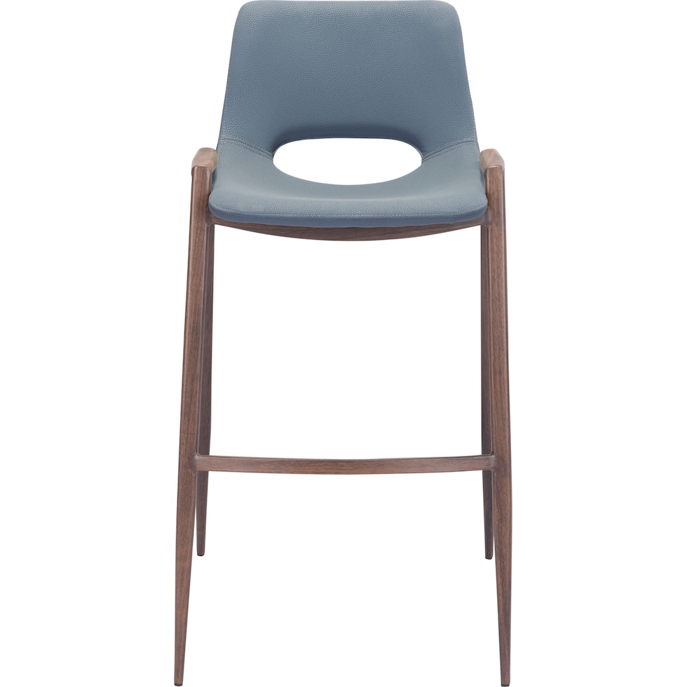 emerson gray bar stool   
