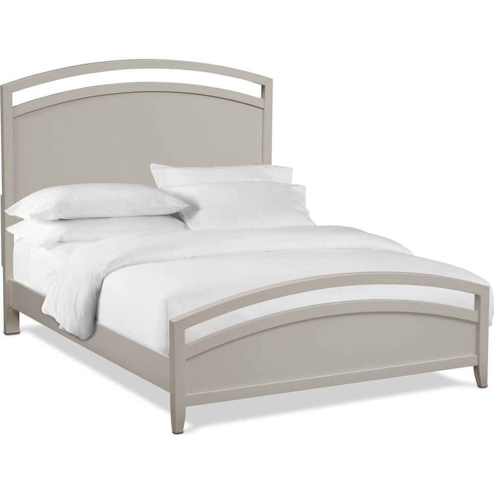 emerson gray king panel bed   