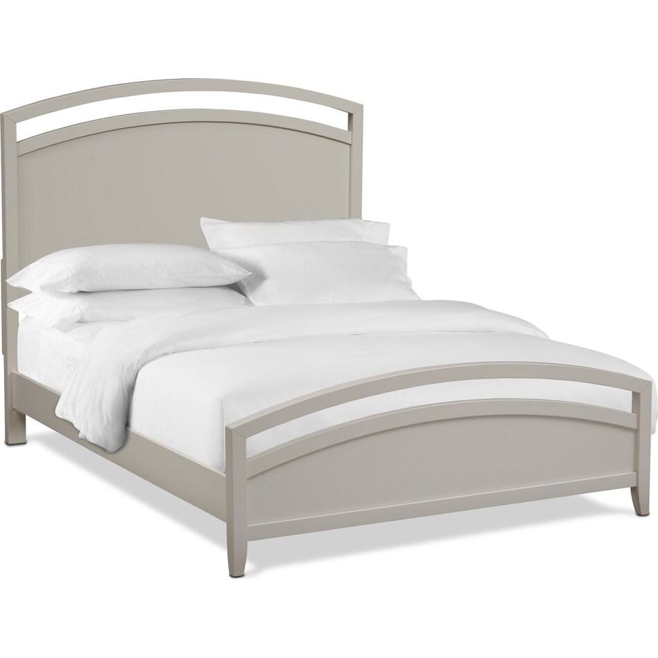 emerson gray queen panel bed   