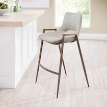 emerson light brown counter height stool   