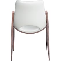emerson white dining chair   