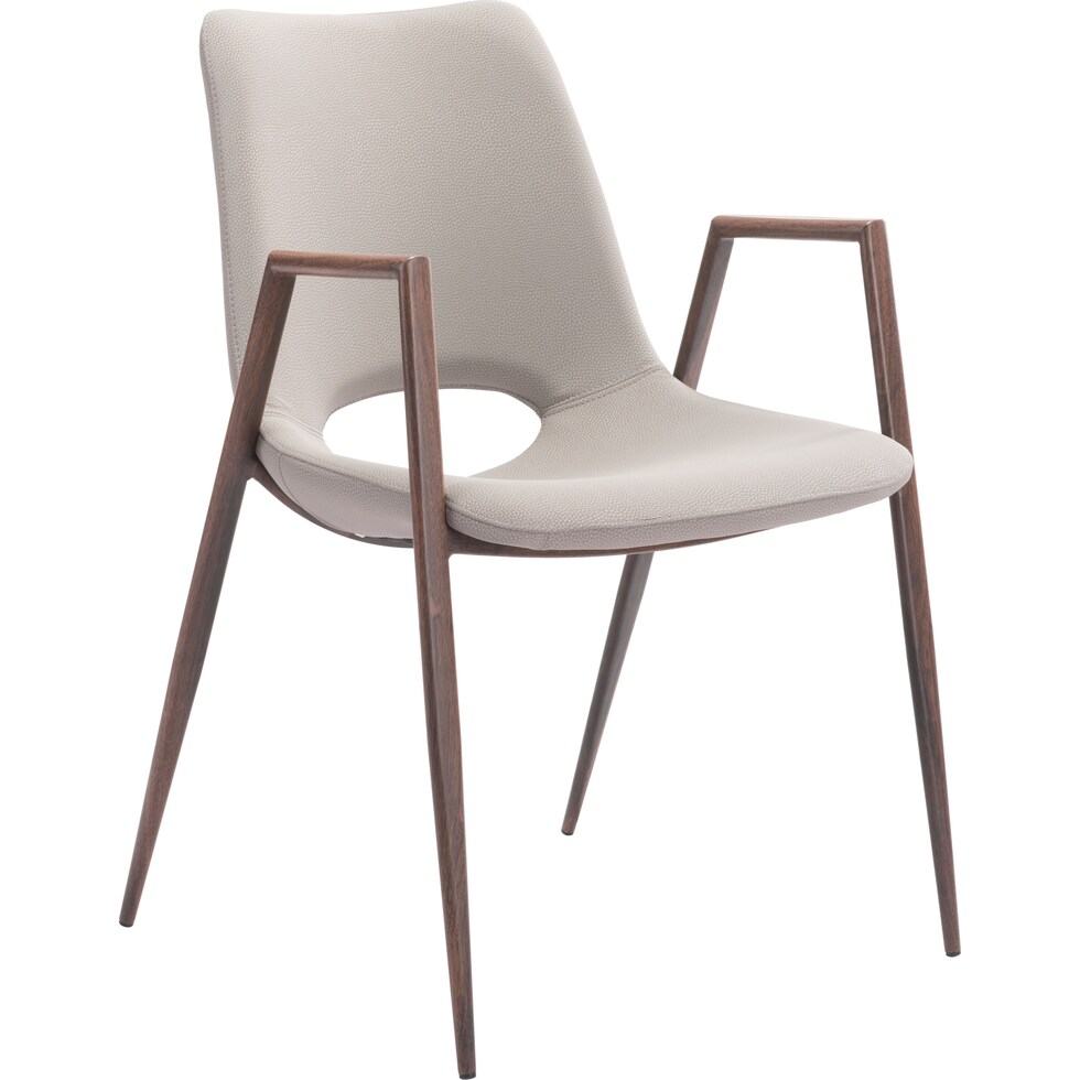 emerson white dining chair   