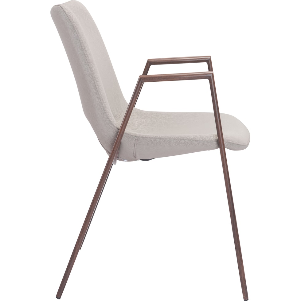 emerson white dining chair   