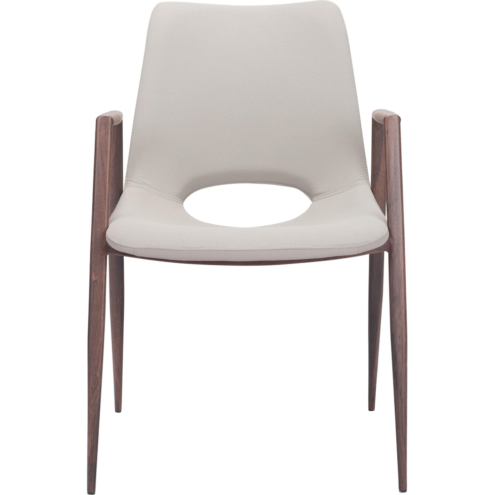 emerson white dining chair   