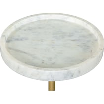 emig white gold side table   