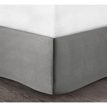 emily white gray california king bedding set   