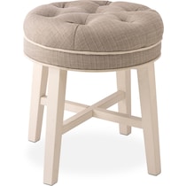emma gray vanity stool   