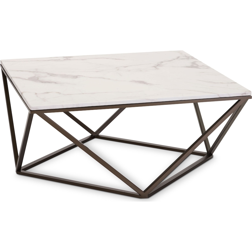 emma white coffee table   