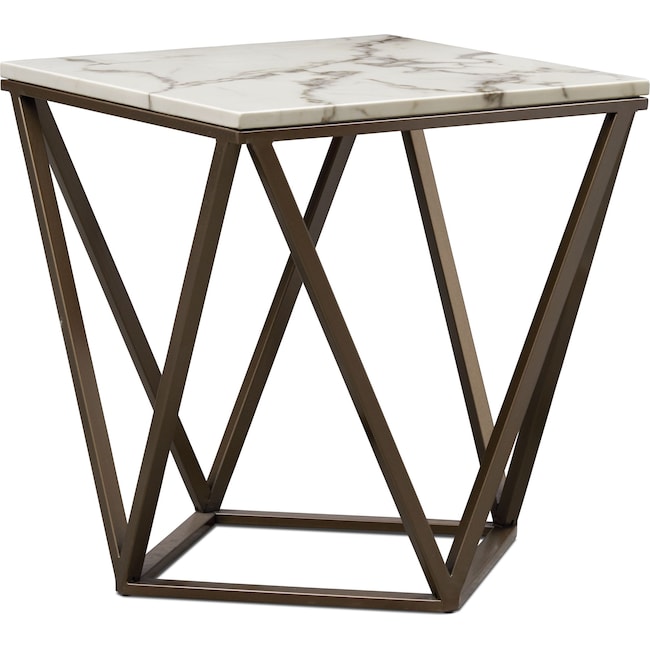 Accent and Occasional Furniture - Emma Marble End Table