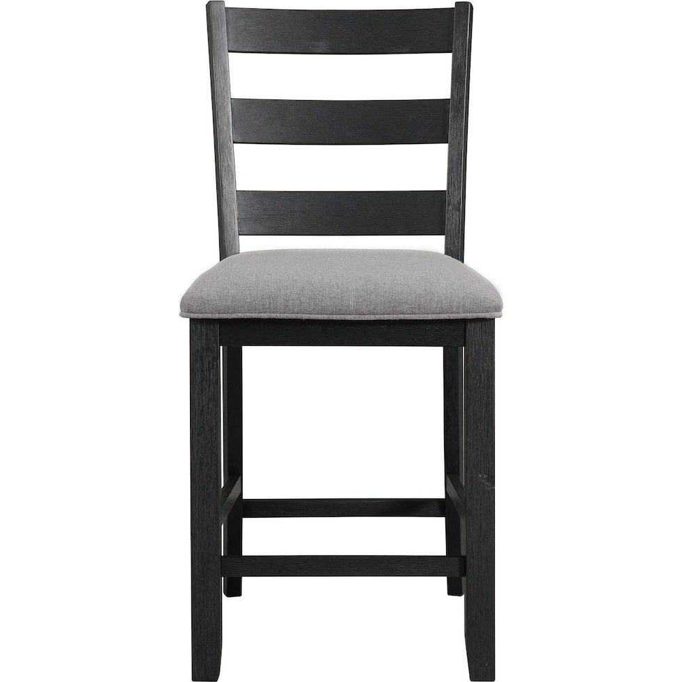 emmaline black counter height stool   