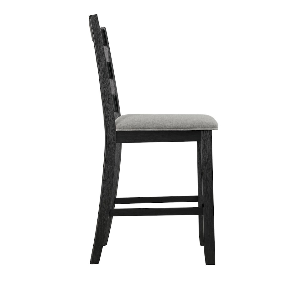 emmaline black counter height stool   