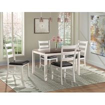 emmaline dark brown  pc dining room   