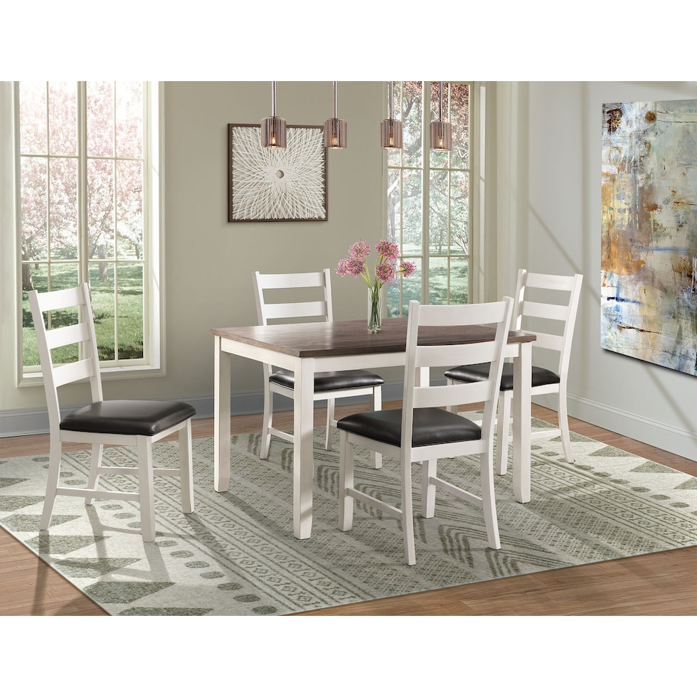 emmaline dark brown  pc dining room   