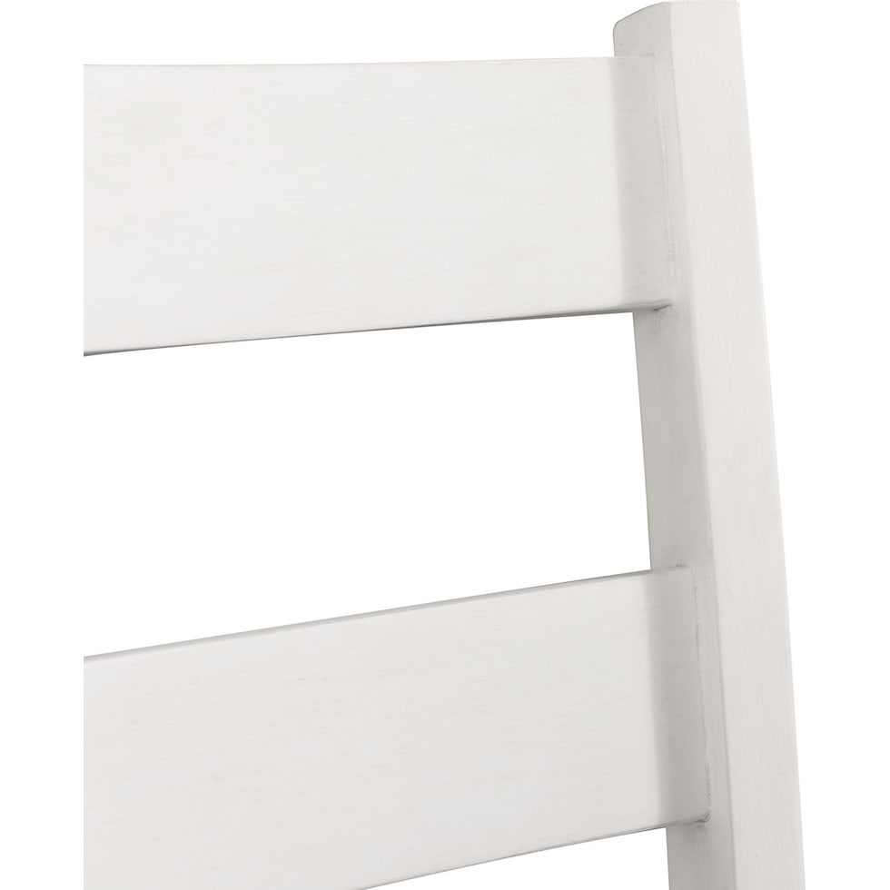emmaline white dining chair   