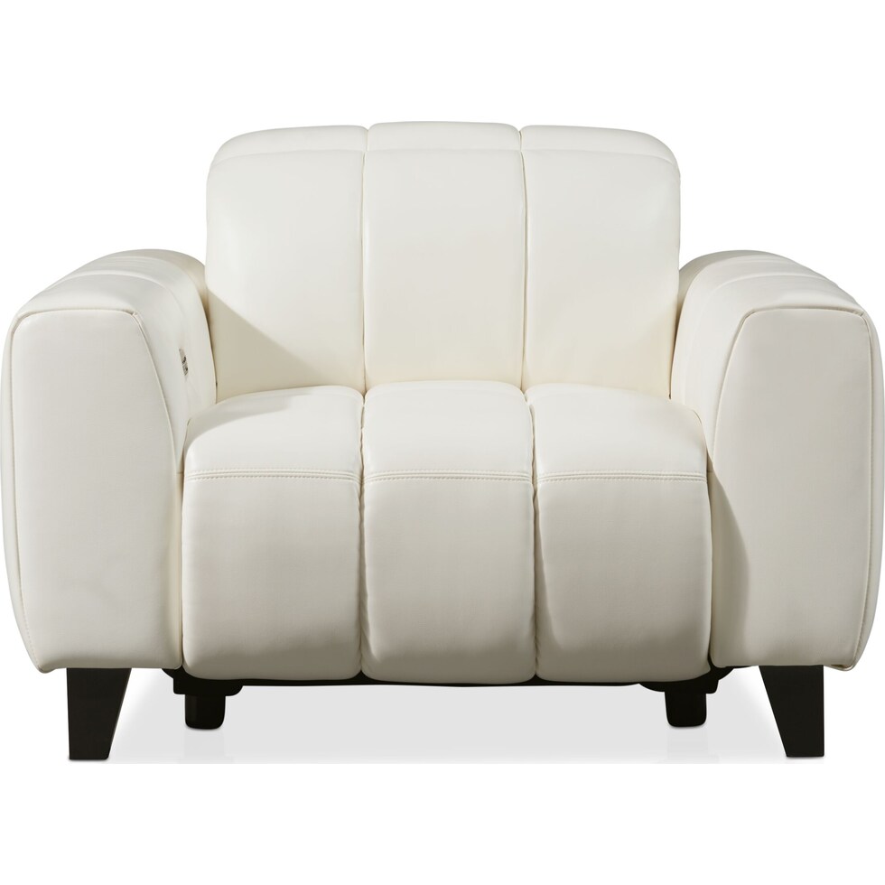 emmett white power recliner   