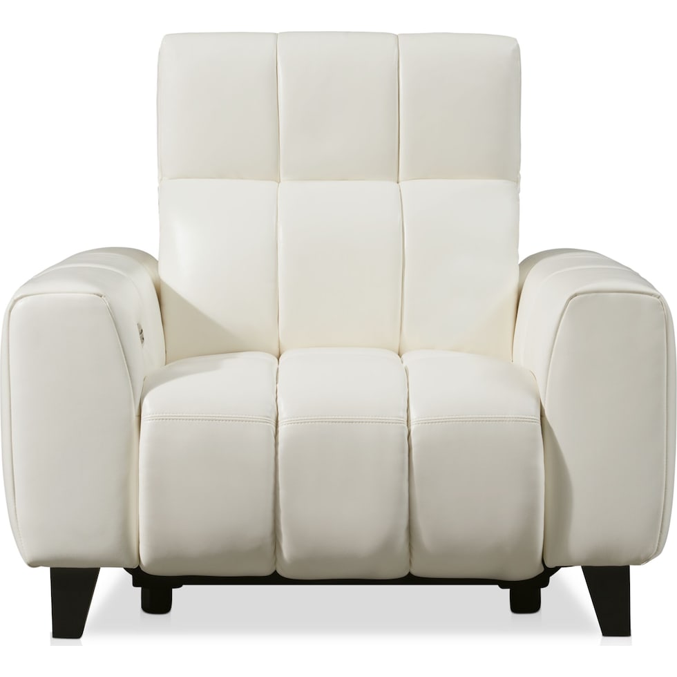 emmett white power recliner   